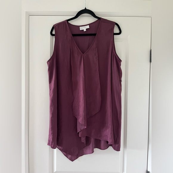 Jessica Simpson purple maternity shirt XL - Picture 1 of 7